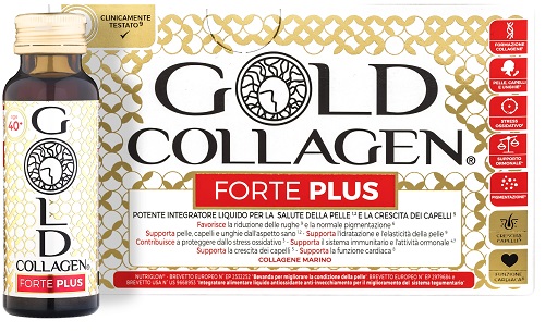 GOLD COLLAGEN FORTE PLUS 10 FLACONI DA 50 ML 5G COLLAGENE - Farmacia Bartoli
