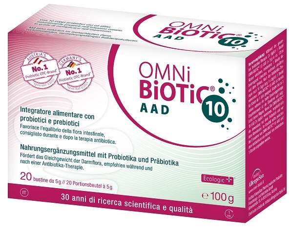 OMNI BIOTIC 10 AAD 20 BUSTINE DA 5 G - Farmacia Bartoli