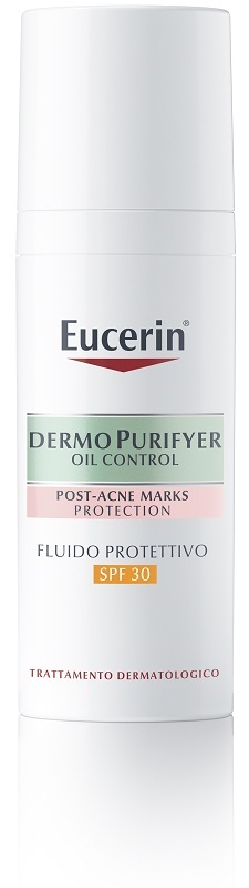 EUCERIN DERMOPURIFYER PROTECTIVE FLUID SPF30 50 ML - Farmacia Bartoli