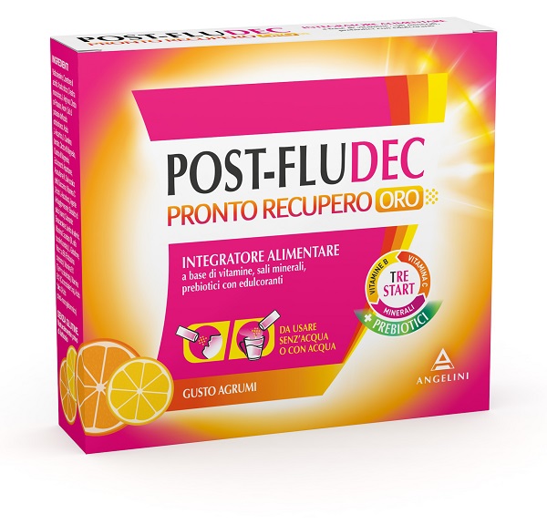 POSTFLUDEC AGRUMI PRONTO RECUPERO ORO 12 BUSTINE - Farmacia Bartoli