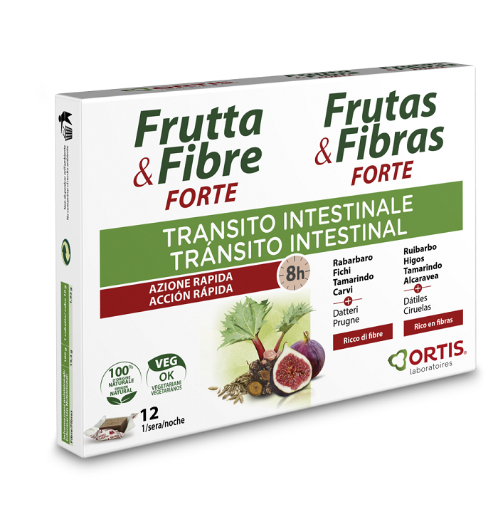FRUTTA & FIBRE FORTE 12 CUBETTI - Farmacia Bartoli