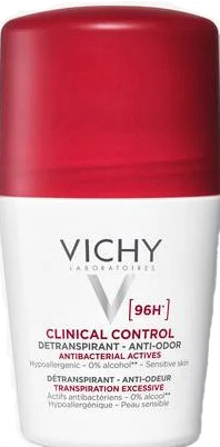 VICHY DEODORANTE CLINICAL CONTROL 96H ROLL 50 ML - Farmacia Bartoli