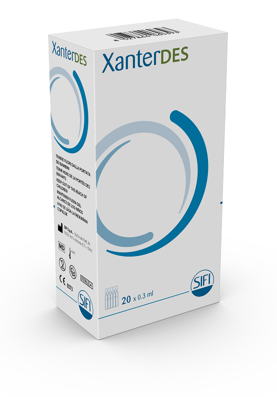 XANTERDES SOLUZIONE OFTALMICA 20 FLACONCINI MONODOSE DA 0,3 ML - Farmacia Bartoli