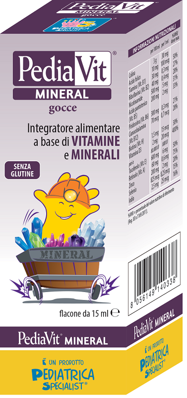 PEDIAVIT MINERAL GOCCE 15 ML - Farmacia Bartoli