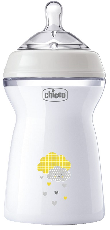 CHICCO BIBERON NAT FEEL PP 6M+ 330 ML UNISEX - Farmacia Bartoli