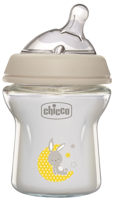 CHICCO BIBERON NAT FEEL VETRO 0M+ 150 ML - Farmacia Bartoli