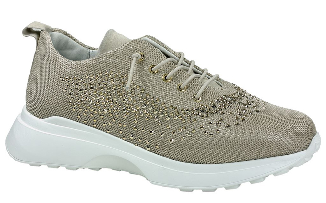 CALZATURA ORTOPEDICA DI SERIE PREDISPOSTA PER PLANTARE C3994 SCARPA DONNA BEIGE FORMA CALZATA L TAGLIA 38 - Farmacia Bartoli