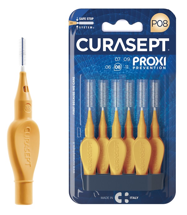 CURASEPT PROXI P08 ARANCIO CHIARO 6 PEZZI - Farmacia Bartoli