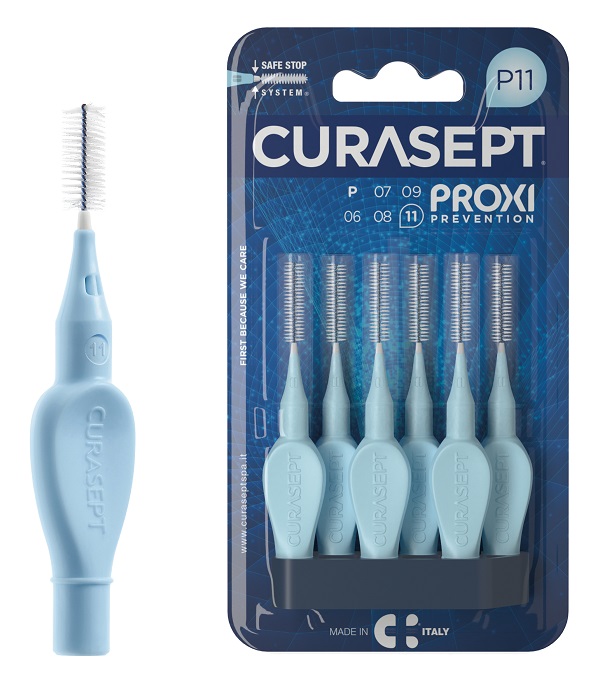 CURASEPT PROXI P11 AZZURRO/LIGHT BLUE 6 PEZZI - Farmacia Bartoli
