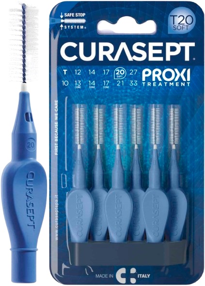 CURASEPT PROXI T20 SOFT BLUE 6 PEZZI - Farmacia Bartoli
