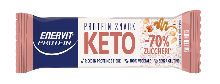 ENERVIT PROTEIN KETO SNACK SALTED NUTS 35 G - Farmacia Bartoli
