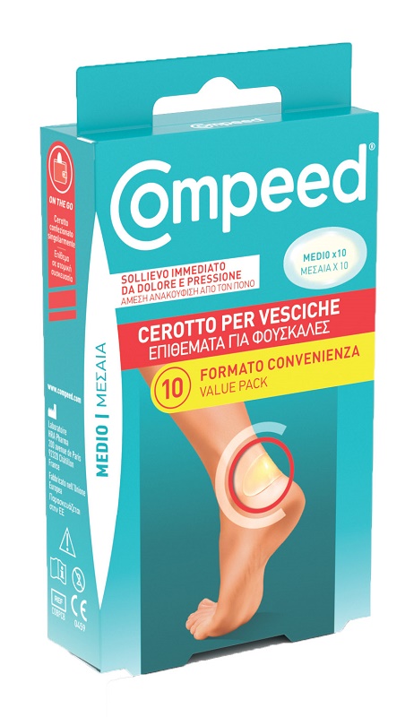 CEROTTI COMPEED PER VESCICHE MEDIO 10 PEZZI CARTON - Farmacia Bartoli
