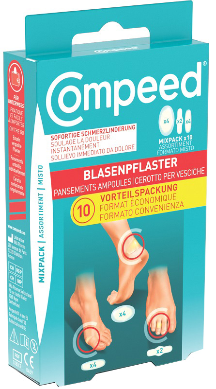 CEROTTI COMPEED PER VESCICHE MISTO BOX 10 PEZZI - Farmacia Bartoli