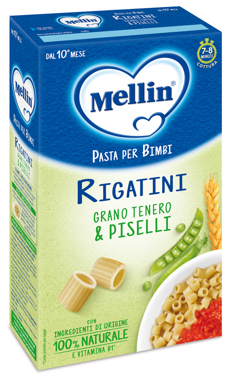 MELLIN RIGATINI CON PISELLI 280 G - Farmacia Bartoli
