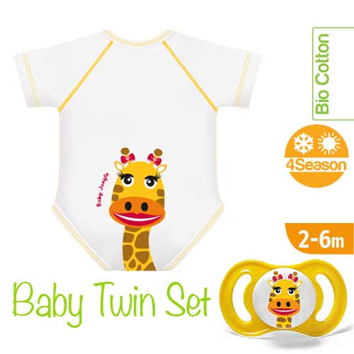 BABY TWIN SET 4 SEASON 2-6 MESI GIRAFFA - Farmacia Bartoli