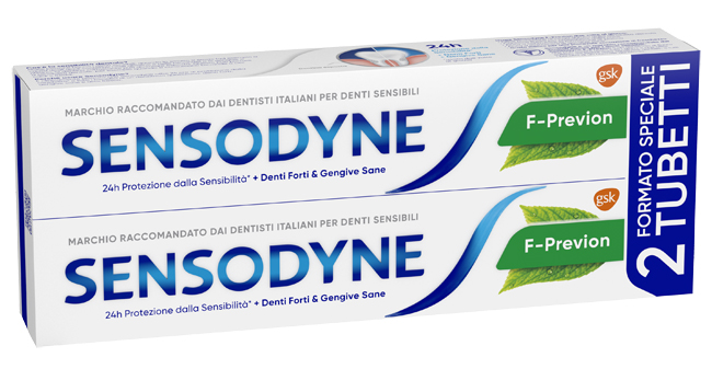 SENSODYNE F PREVION 2 X 75 ML - Farmacia Bartoli