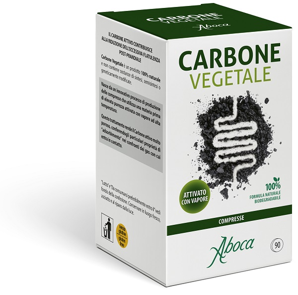CARBONE VEGETALE 90 COMPRESSE - Farmacia Bartoli