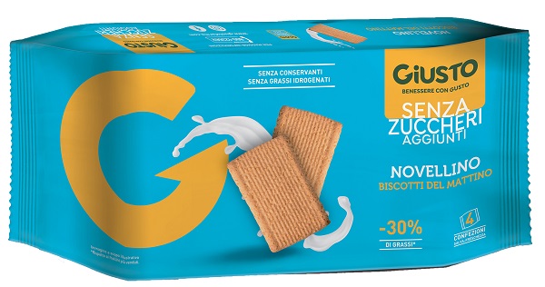 GIUSTO SENZA ZUCCHERO BISCOTTI MATTINO 350 G - Farmacia Bartoli