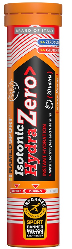 ISOTONIC HYDRA ZERO ORANGE 20 TABLETS - Farmacia Bartoli