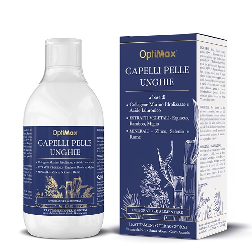 OPTIMAX CAPELLI PELLE UNGHIE 500 ML - Farmacia Bartoli