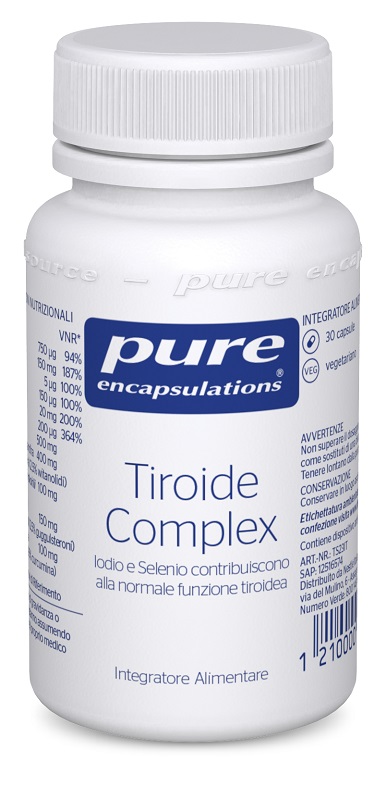 PURE ENCAPSULATIONS TIROIDE COMPLEX 30 CAPSULE - Farmacia Bartoli
