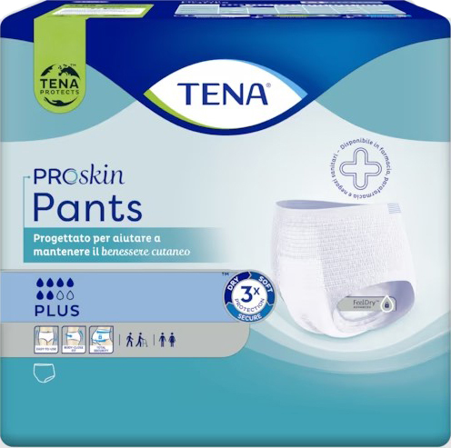 PANNOLONE PER INCONTINENZA TENA PANTS PLUS SMALL 14 PEZZI - Farmacia Bartoli