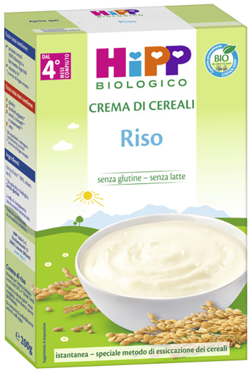 HIPP BIO CREMA CEREALI RISO 200 G - Farmacia Bartoli