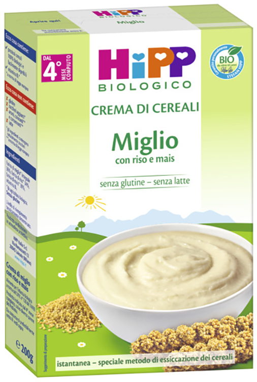HIPP BIO CREMA CEREALI MIGLIO 200 G - Farmacia Bartoli