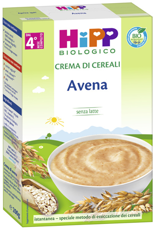 HIPP BIO CREMA CEREALI AVENA 200 G - Farmacia Bartoli