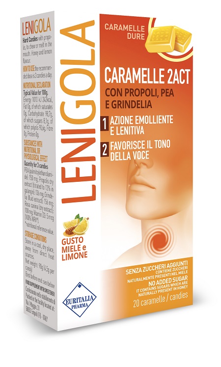 LENIGOLA 2ACT CARAMELLE DURE 20 PEZZI - Farmacia Bartoli