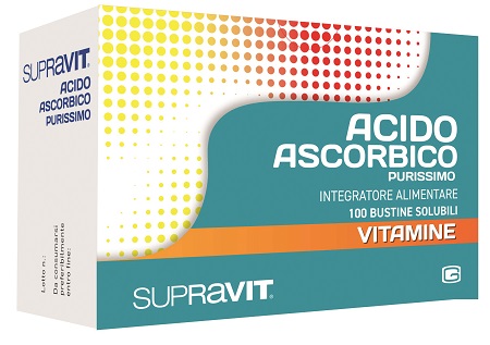SUPRAVIT ACIDO ASCORBICO PURISSIMO 100 BUSTINE - Farmacia Bartoli