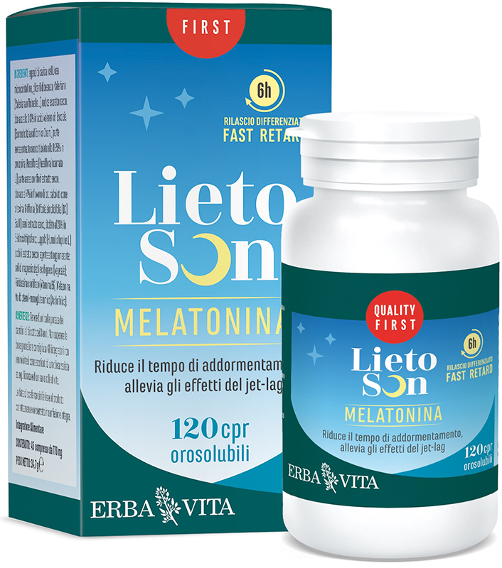 LIETOSON MELATONINA 120 COMPRESSE OROSOLUBILI - Farmacia Bartoli