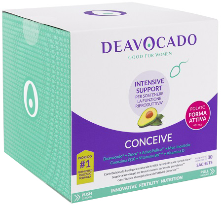 DEAVOCADO CONCEIVE 30 BUSTINE 5 G NUOVA FORMULA - Farmacia Bartoli