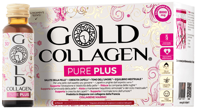GOLD COLLAGEN PURE PLUS 10 FLACONI DA 50 ML - Farmacia Bartoli