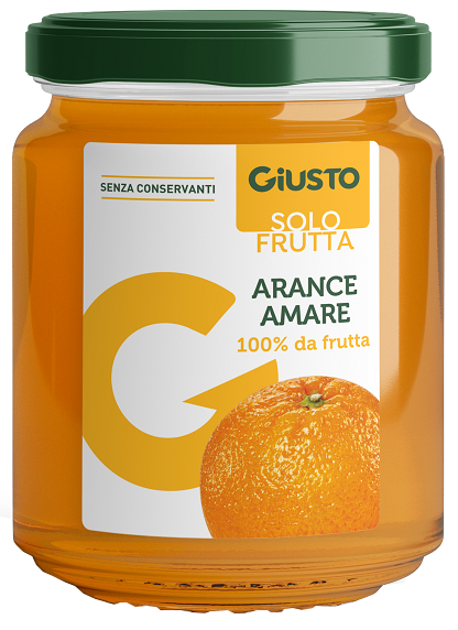 GIUSTO SOLO FRUTTA MARMELL ARANCE AMARE 284 G - Farmacia Bartoli