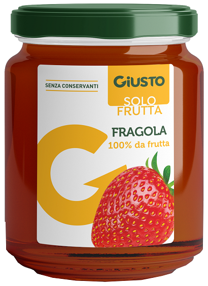 GIUSTO SOLO FRUTTA MARMELLATA FRAGOLE 284 G - Farmacia Bartoli