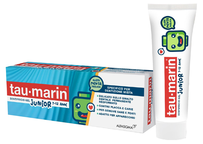 TAU MARIN DENTIFRICIO JUNIOR 7-12 ANNI 50 ML - Farmacia Bartoli