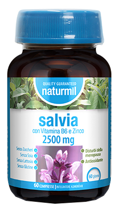 NATURMIL SALVIA 2500 MG 60 COMPRESSE - Farmacia Bartoli