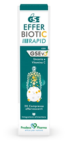 GSE EFFERBIOTIC RAPID 20 COMPRESSE - Farmacia Bartoli