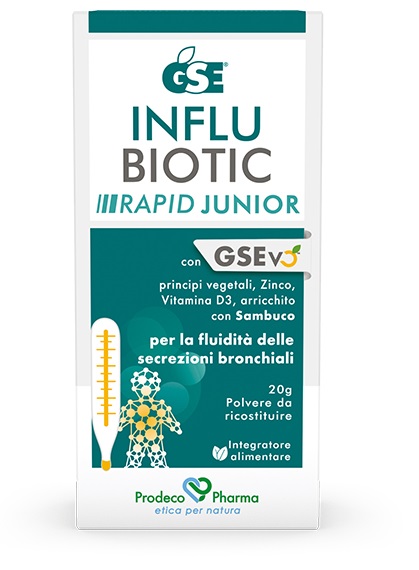 GSE INFLUBIOTIC RAPID JUNIOR 20 G - Farmacia Bartoli