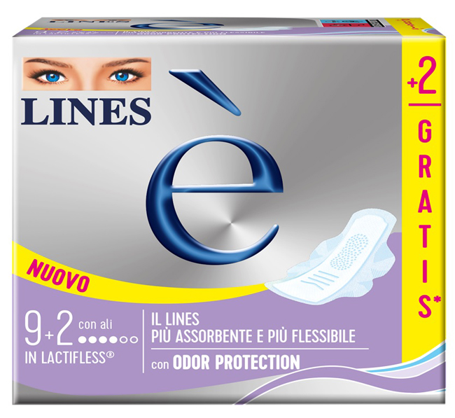 LINES E' ALI CARRY PACK 9 + 2 PEZZI - Farmacia Bartoli