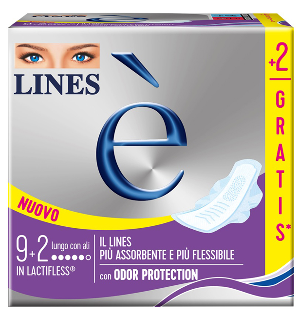 LINES E' LUNGO CARRY PACK 9 + 2 PEZZI - Farmacia Bartoli