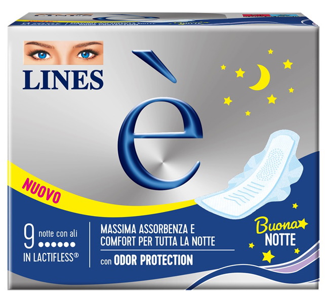LINES E' NOTTE CARRY PACK 9 PEZZI - Farmacia Bartoli