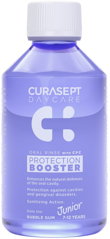 CURASEPT DAYCARE COLLUTORIO PROTECTION BOOSTER JUNIOR 250 ML - Farmacia Bartoli