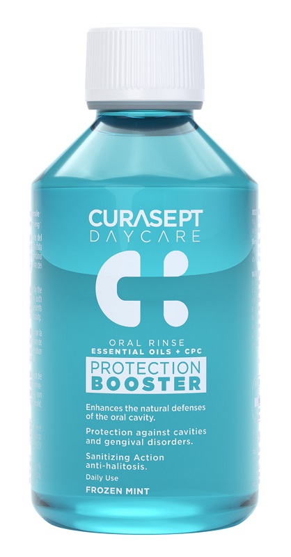 CURASEPT DAYCARE COLLUTORIO PROTECTION BOOSTER FROZEN MINT 100 ML - Farmacia Bartoli