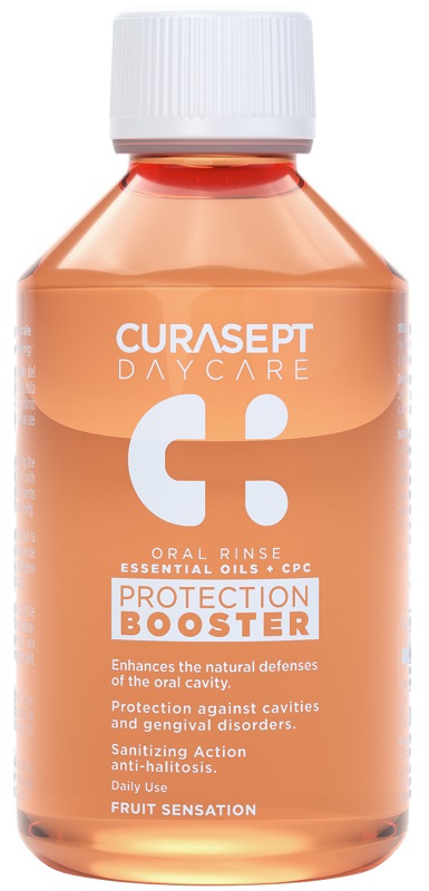 CURASEPT DAYCARE COLLUTORIO PROTECTION BOOSTER FRUIT SENSATION 100 ML - Farmacia Bartoli