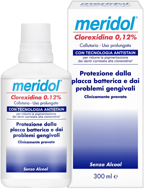 MERIDOL COLLUTORIO CLOREXIDINA 0,12% 300 ML - Farmacia Bartoli