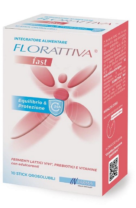 FLORATTIVA FAST 10 STICK OROSOLUBILI - Farmacia Bartoli