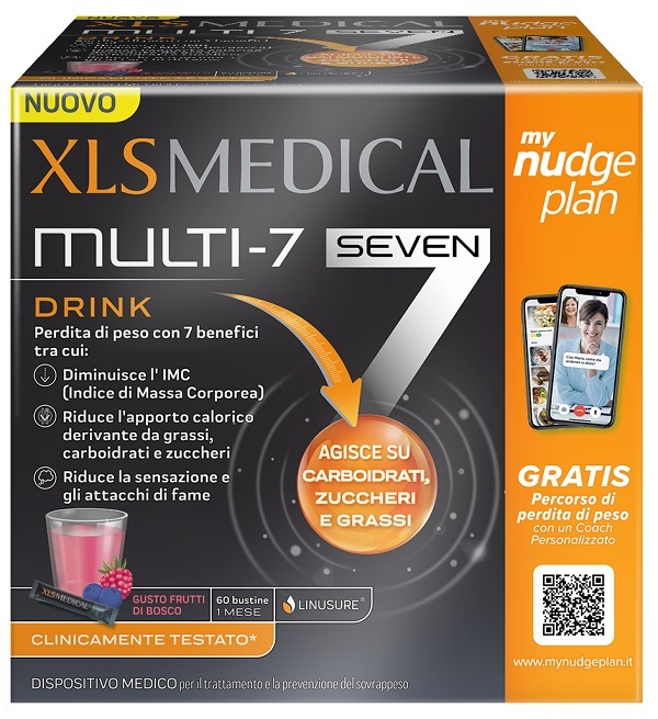 XLS MEDICAL MULTI7 DRINK 60 BUSTINE - Farmacia Bartoli