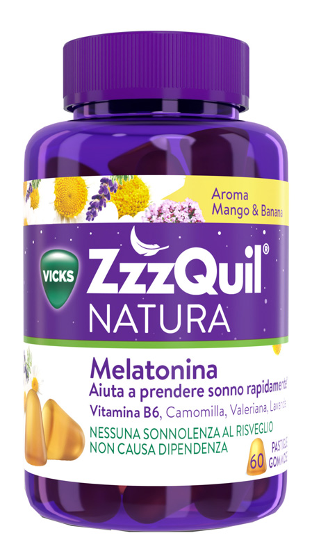 ZZZQUIL NATURA MANGO & BANANA 60 PASTIGLIE GOMMOSE - Farmacia Bartoli